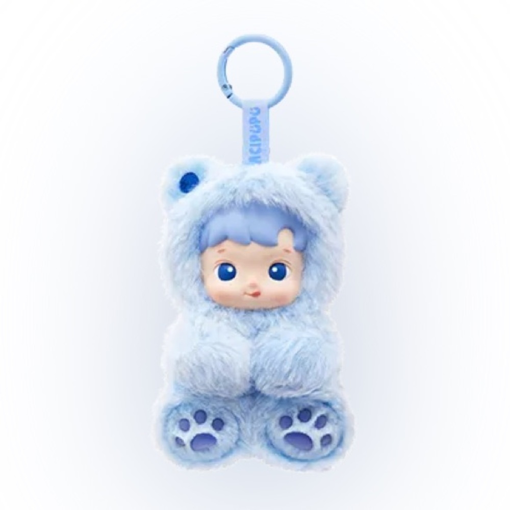 Popmart Hacipupu Gummy Bear Blueberry Flavor Plush Bag Charm NEW